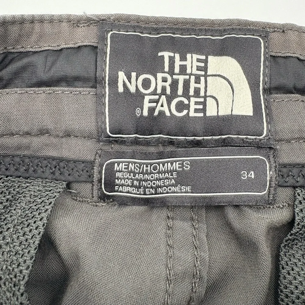 The North Face Men's Hiking Pants 34 Gray Performance Outdoor Trekking Comfort